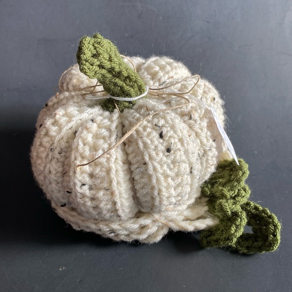 Handmade 6” Pumpkin With Matching 5” Coasters - Picture 1 of 3